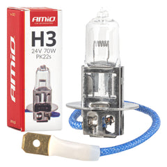 H3 Halogenlampe 24V 70W mit PK22s-Sockel