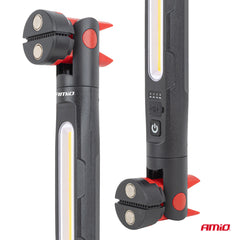 LED-Inspektionslampe mit Magnet und Klemme