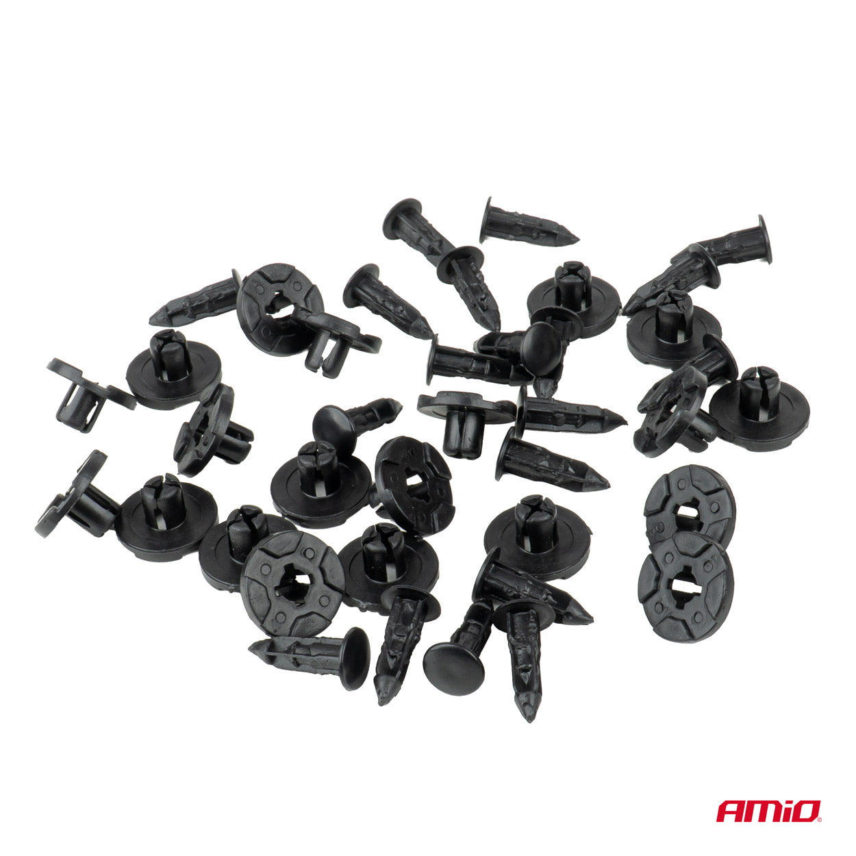 Spreizclips mit 20 mm Länge und 9 mm Durchmesser