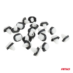 Set mit Zierleistenclips inklusive Gummidichtung