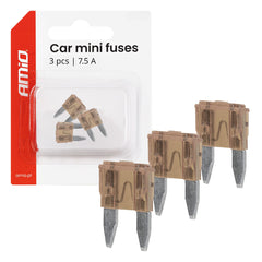 MINI-Kfz-Sicherungen 7,5 A, 3 Stück