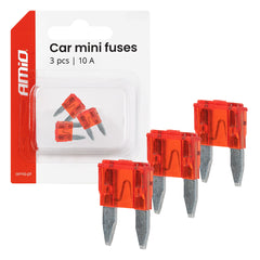 MINI Kfz-Sicherungen 10A, 3 Stk.