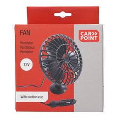 Carpoint 12-Volt-Ventilator mit Saugnapf 