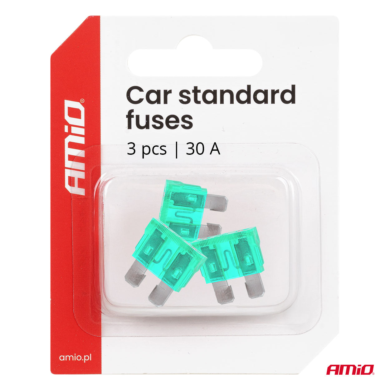 STANDARD 30A Kfz-Sicherungen in Blisterverpackung
