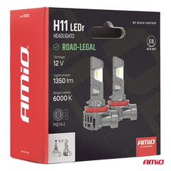 H11 LED-Scheinwerferlampen mit 18 W Leistung