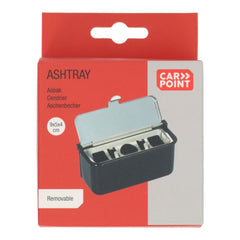 Carpoint Aschenbecher, klein, schwarz 