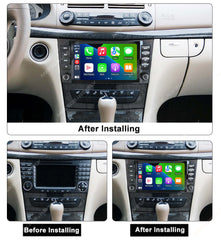 Mercedes-Benz W211 - 8" Radio mit Apple CarPlay und Android Auto – Carmediaeurope.com