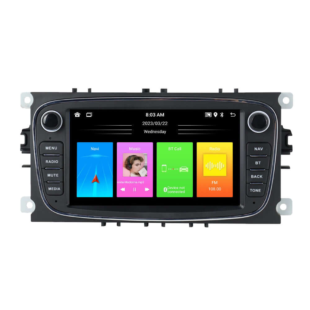 Ford (mehrere Modelle) 06-12 - 7" Radio mit Apple CarPlay und Android Auto – Carmediaeurope.com
