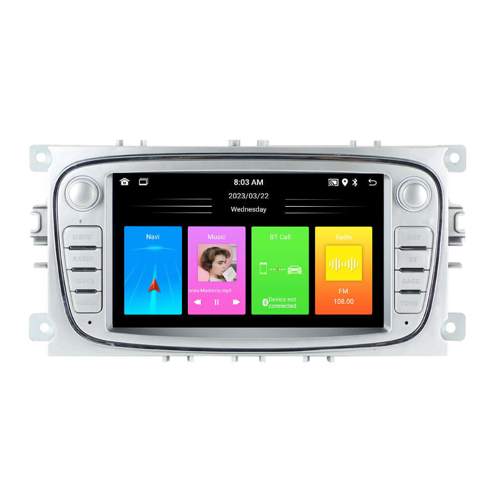 Ford (mehrere Modelle) 06-12 - 7" Radio mit Apple CarPlay und Android Auto – Carmediaeurope.com
