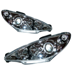 Weiße Frontscheinwerfer für Peugeot 206 1998-2002
