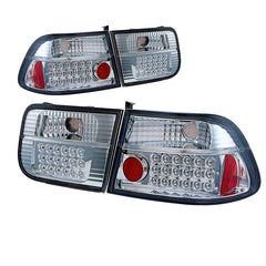 LED-Rückleuchten für Civic '96 2D Chrom