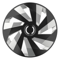 Radkappe Vector schwarz und silber 14 Zoll