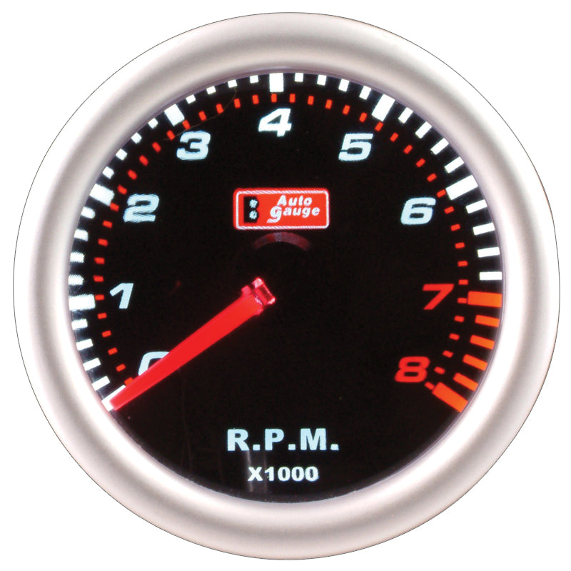 Drehzahlmesser Schwarz 2" Auto Gauge