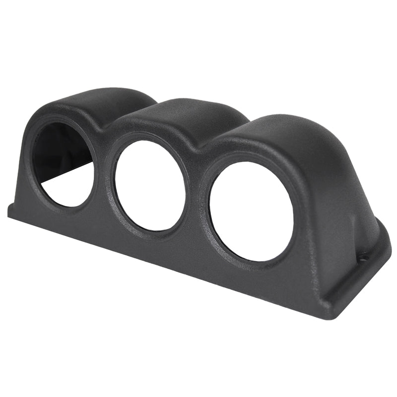 Triple Instrumentenhalter für das Armaturenbrett in Schwarz Ø 5 cm