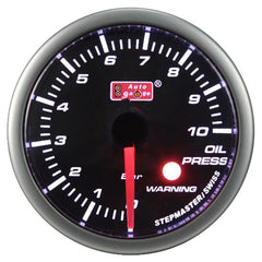 Öldruckmesser schwarz 2" Auto Gauge