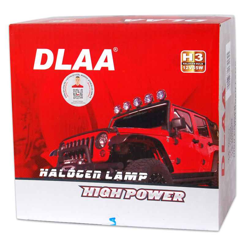 Rechteckige Projektorscheinwerfer H3 12V 55W mit Schutz, 2 Stück