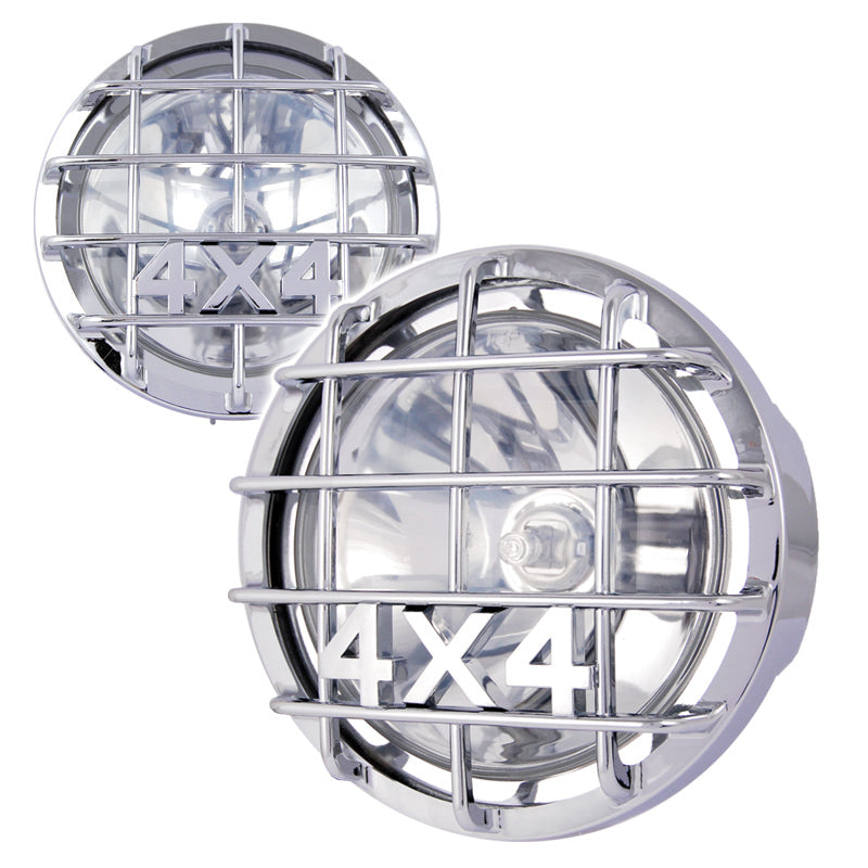 Zusatzscheinwerfer-Set 4x4 H3 12V 55W Nickel, 2 Stück