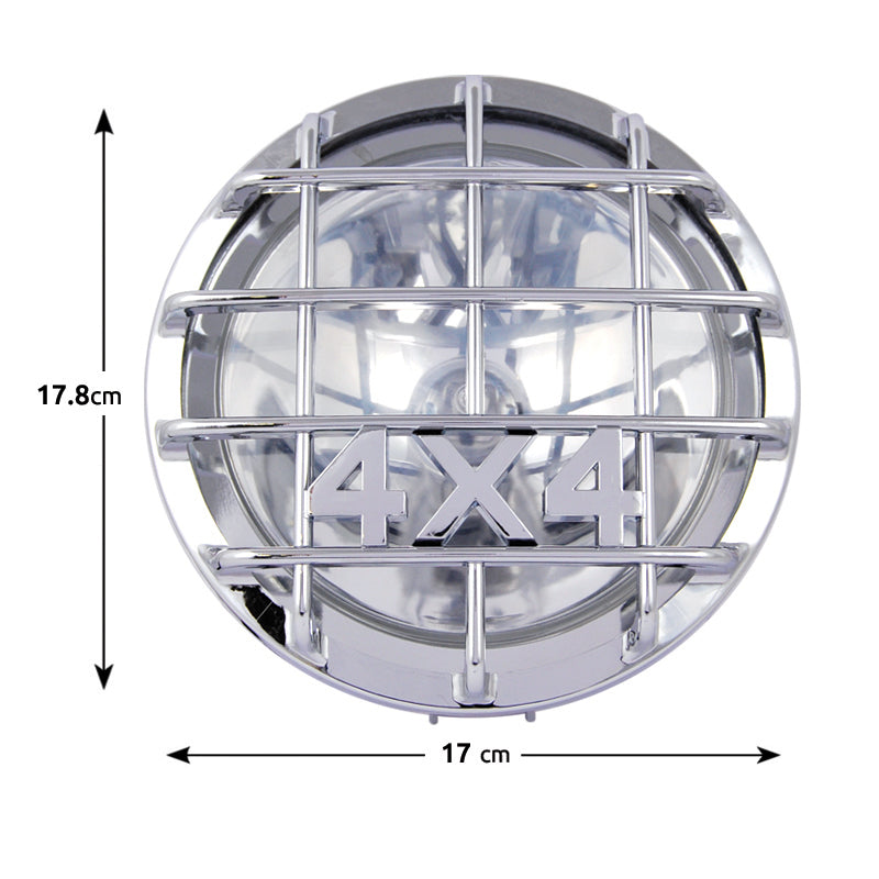 Zusatzscheinwerfer-Set 4x4 H3 12V 55W Nickel, 2 Stück