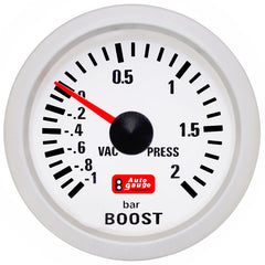 Barometer weiß 2 Zoll Auto Gauge