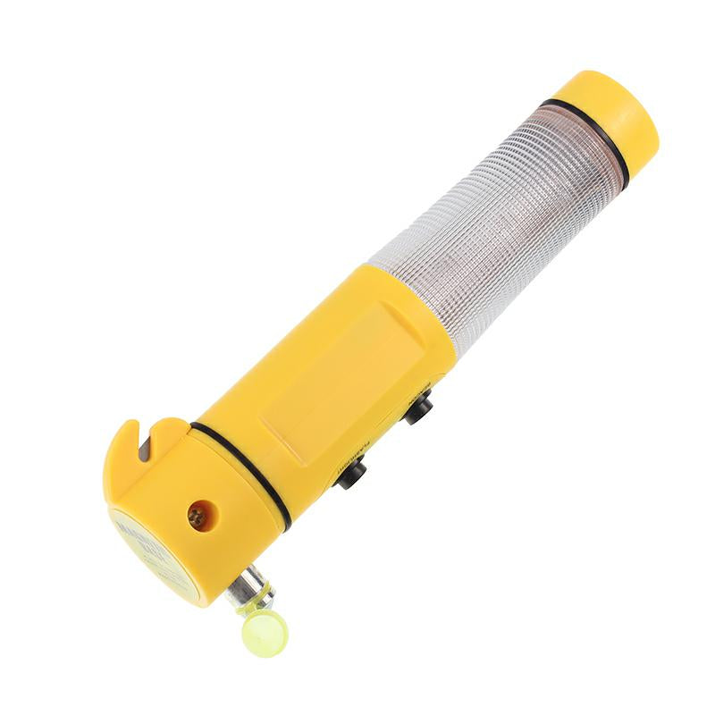 LED-Rettungsleuchte mit Warnlicht, Gurtschneider und Scheibenbrecher