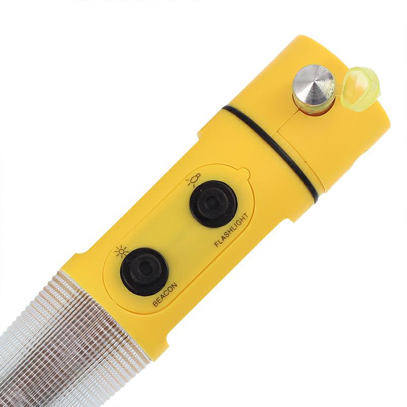 LED-Rettungsleuchte mit Warnlicht, Gurtschneider und Scheibenbrecher