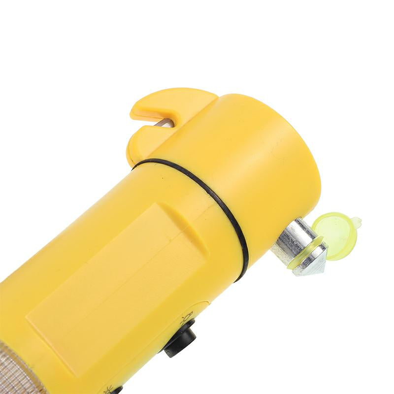 LED-Rettungsleuchte mit Warnlicht, Gurtschneider und Scheibenbrecher