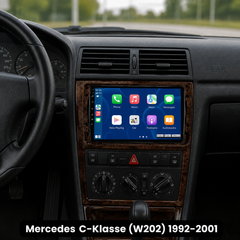 Mercedes C-Klasse (W202) 1992-2001 - 9" Radio mit Apple CarPlay und Android Auto 