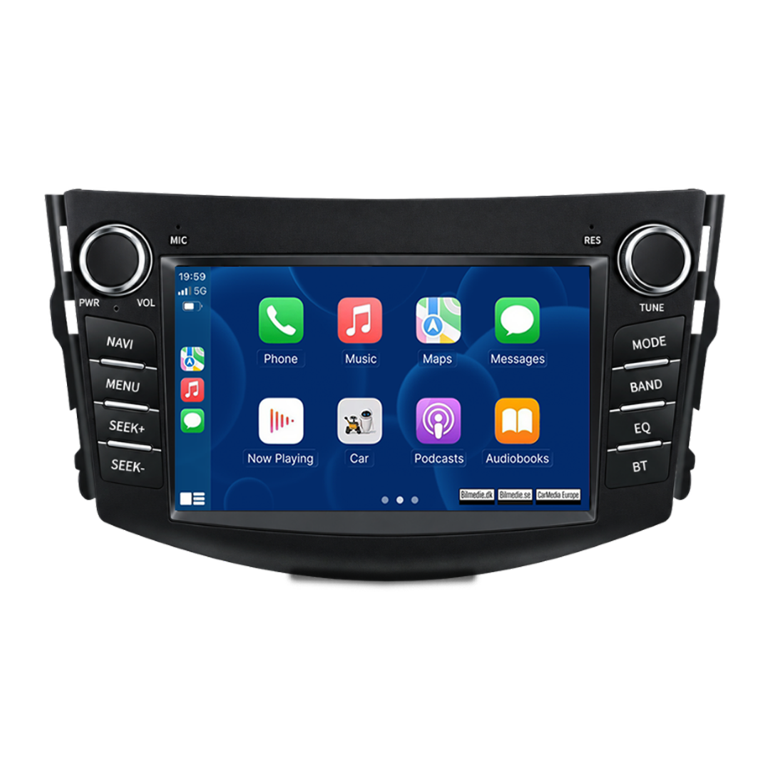 Toyota RAV4 05–13 – 7-Zoll-Radio mit Apple CarPlay und Android Auto
