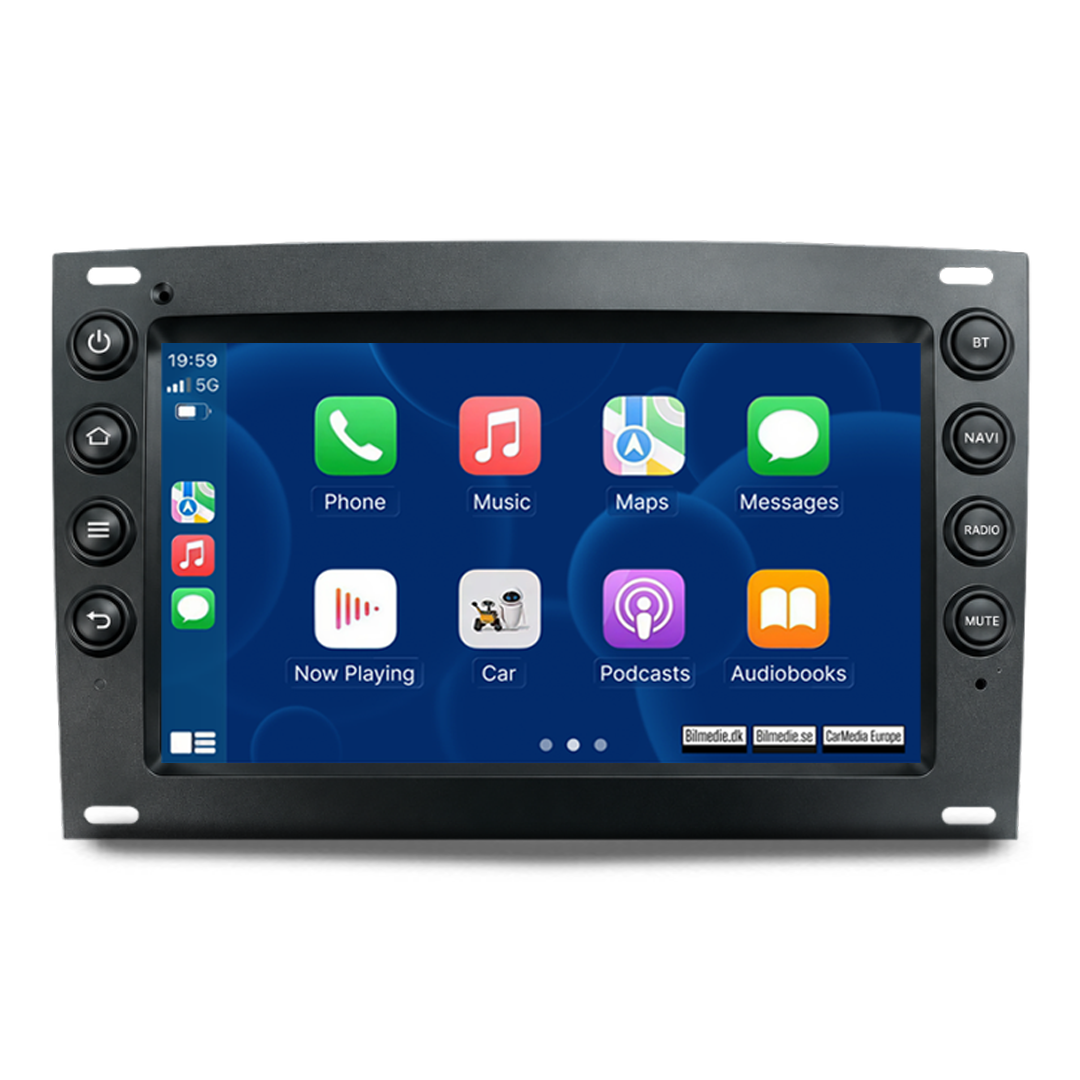 Renault Megane 02–09 – 7-Zoll-Radio mit Apple CarPlay und Android Auto