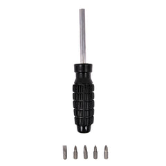5-in-1-Schraubendreher mit 1 Griff und 5 Bits