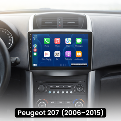 Peugeot 207 06–15 – 9-Zoll-Radio mit Apple CarPlay und Android Auto