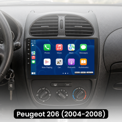 Peugeot 206 04-08 - 9" Radio mit Apple CarPlay und Android Auto