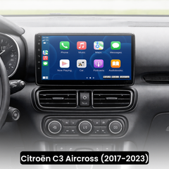 Citroën C3 Aircross 17-23 – 9-Zoll-Radio mit Apple CarPlay und Android Auto