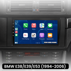 <h2>BMW E38/E39/E53 Radio 9\" mit Apple CarPlay und Android Auto</h2> 