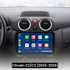 Citroën C2/C3 02–06 – 9-Zoll-Radio mit Apple CarPlay und Android Auto