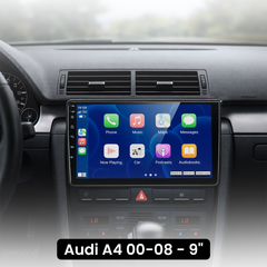 Audi A4 00–08 – 9-Zoll-Radio mit Apple CarPlay und Android Auto