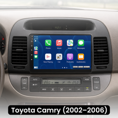 Toyota Camry 02–06 – 9-Zoll-Radio mit Apple CarPlay und Android Auto