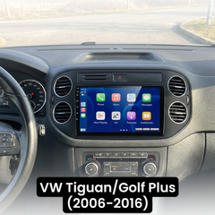 VW Tiguan/Golf Plus 06–16 – 9-Zoll-Radio mit Apple CarPlay und Android Auto