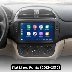 Fiat Linea Punto 2012-2015 - 9" Radio m. Apple CarPlay og Android Auto