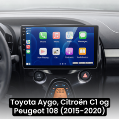 108, C1, Aygo 15–20 – 9-Zoll-Radio mit Apple CarPlay und Android Auto