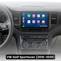 VW Golf Sportsvan 16–20 – 10,1-Zoll-Radio mit Apple CarPlay und Android Auto