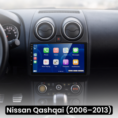 Nissan Qashqai 06–13 – 9-Zoll-Radio mit Apple CarPlay und Android Auto