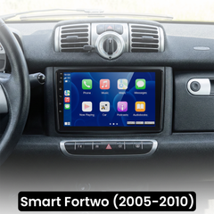 Smart Fortwo 05–10 – 9-Zoll-Radio mit Apple CarPlay und Android Auto