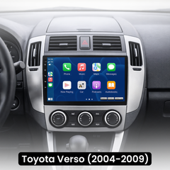Toyota Verso 04–09 – 9-Zoll-Radio mit Apple CarPlay und Android Auto