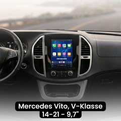 Mercedes Vito 14-21 – 9,7-Zoll-Radio mit Apple CarPlay und Android Auto