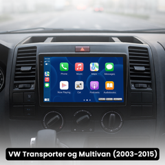 VW Transporter 03–15 – 9-Zoll-Radio mit Apple CarPlay und Android Auto