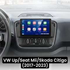 VW Up/Seat Mii/Skoda Citigo 17–23 – 9-Zoll-Radio mit Apple CarPlay und Android Auto