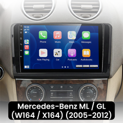 Mercedes-Benz ML 05-12 – 9-Zoll-Radio mit Apple CarPlay und Android Auto