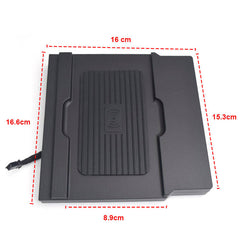 Lexus NX200 / NX200t / NX300 / NX300h 2015-2018 kabelloses Handy-Ladegerät mit 15W-Schnellladung 
