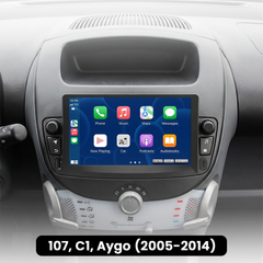 107, C1, Aygo 2005-2014 – 7" Autoradio mit Apple CarPlay und Android Auto 